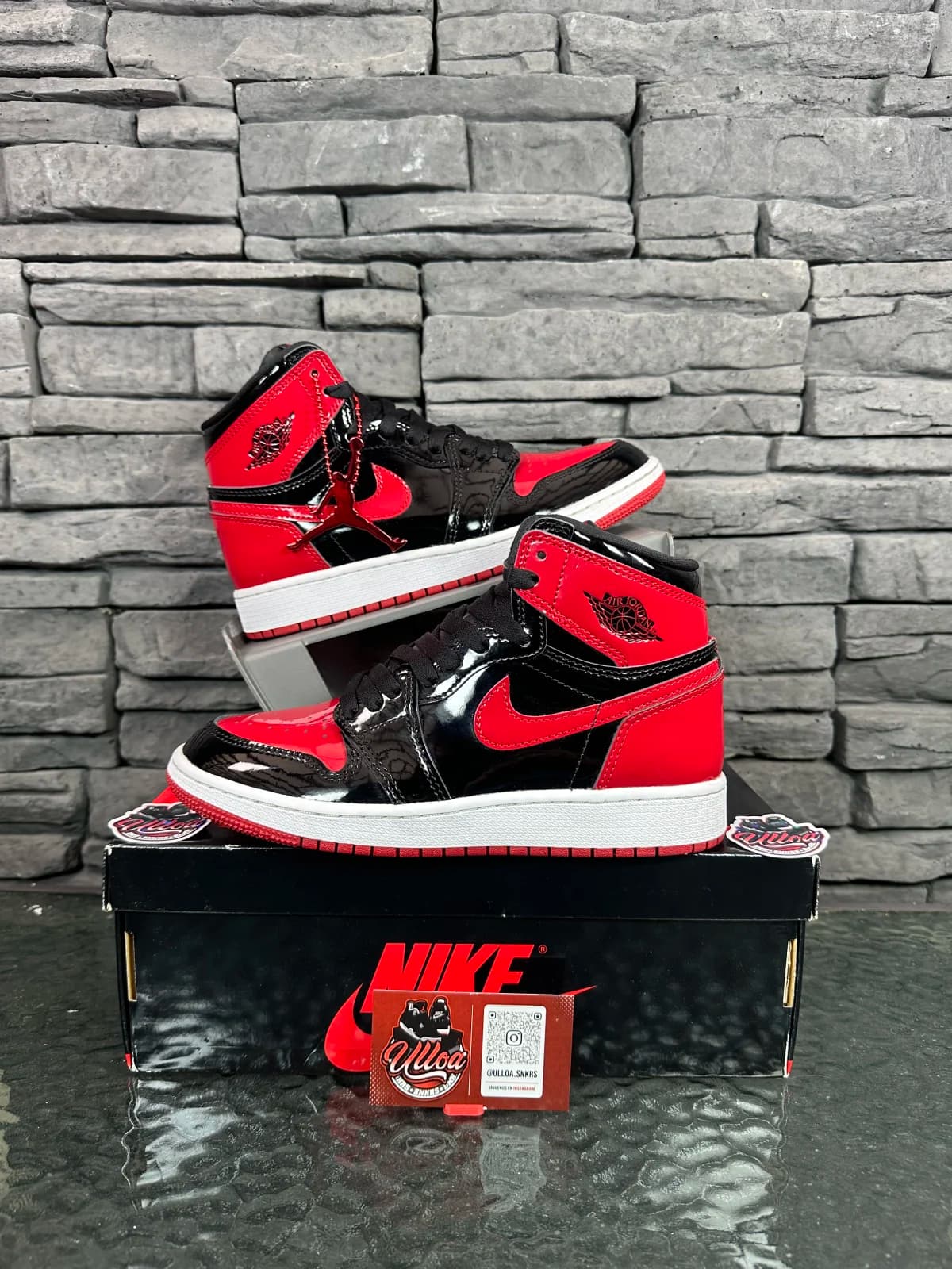 jordan retro 1 high “patent bred”