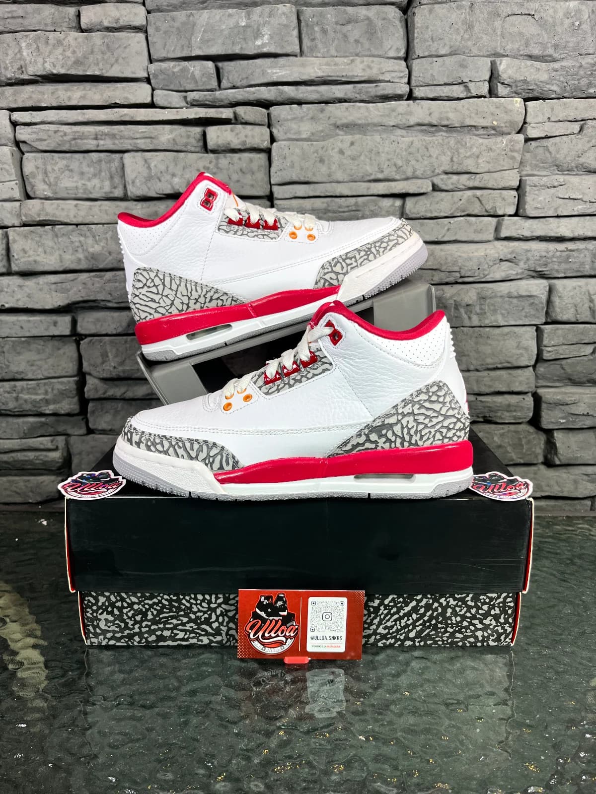 jordan retro 3 “cardinal red”