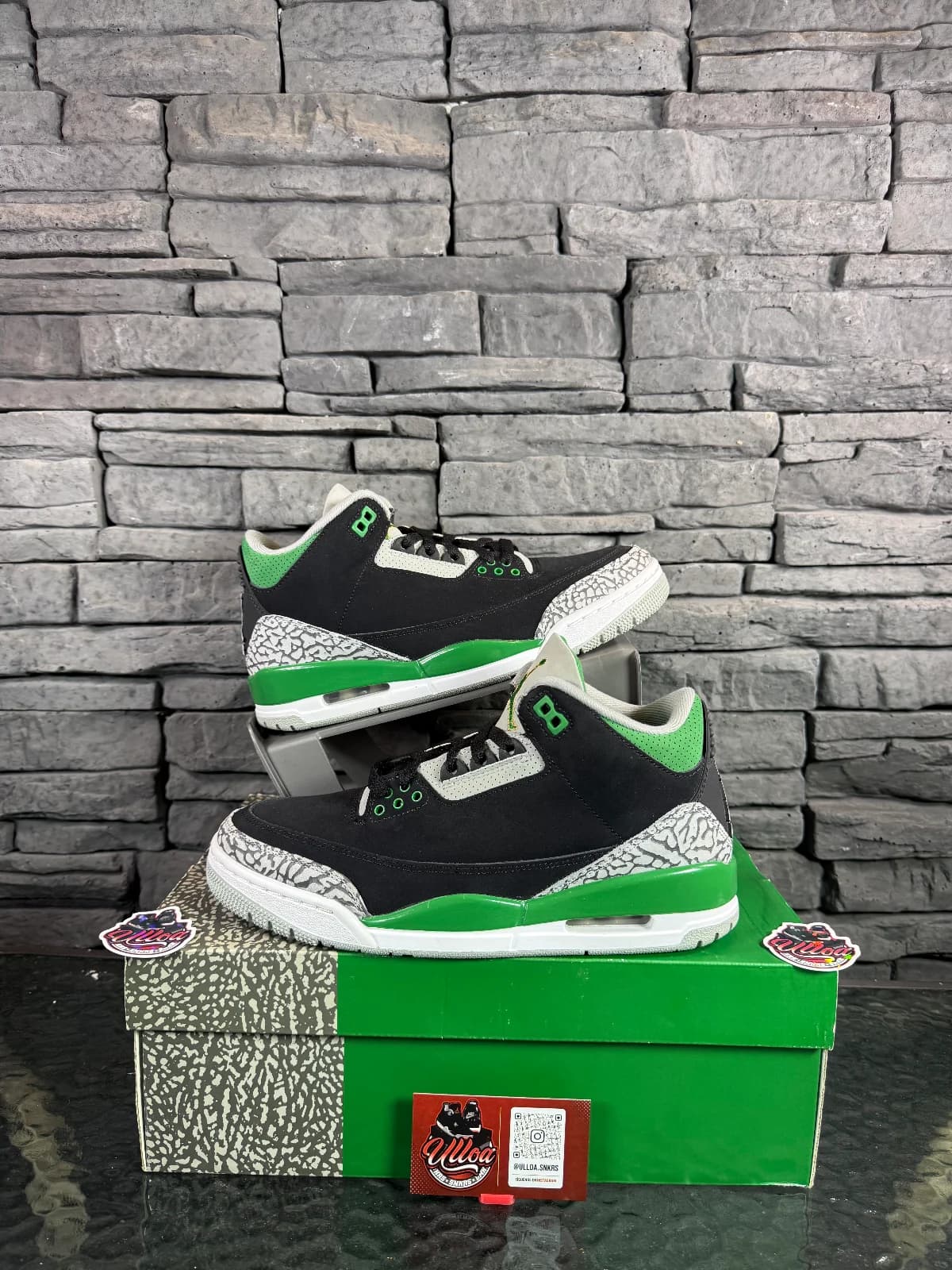 jordan retro 3 “pine green”