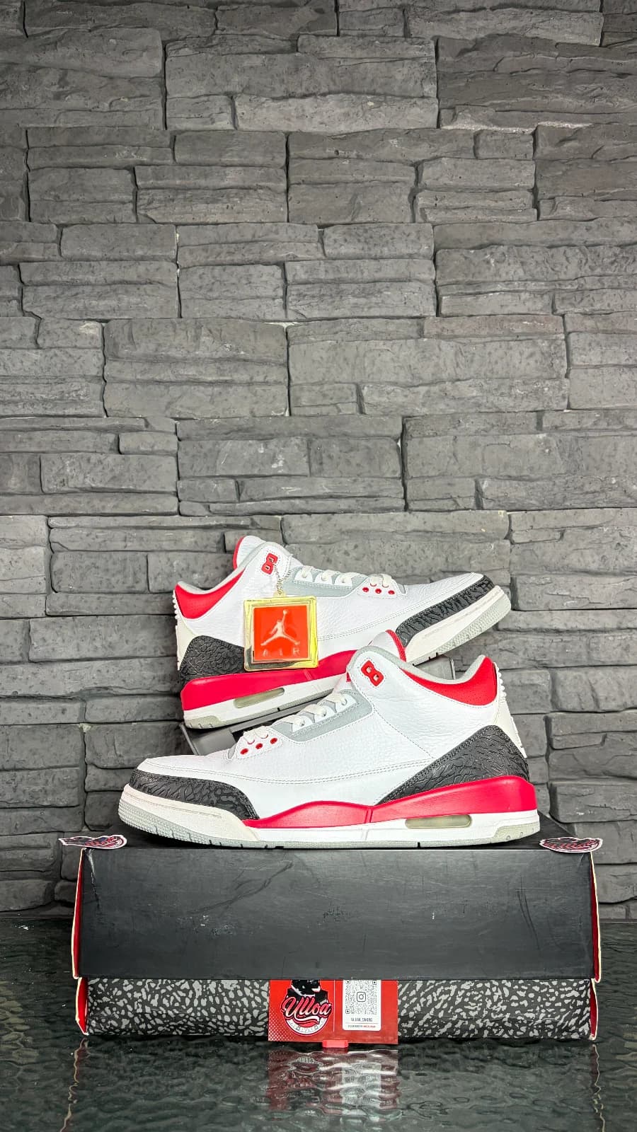 jordan retro 3 “fire red”