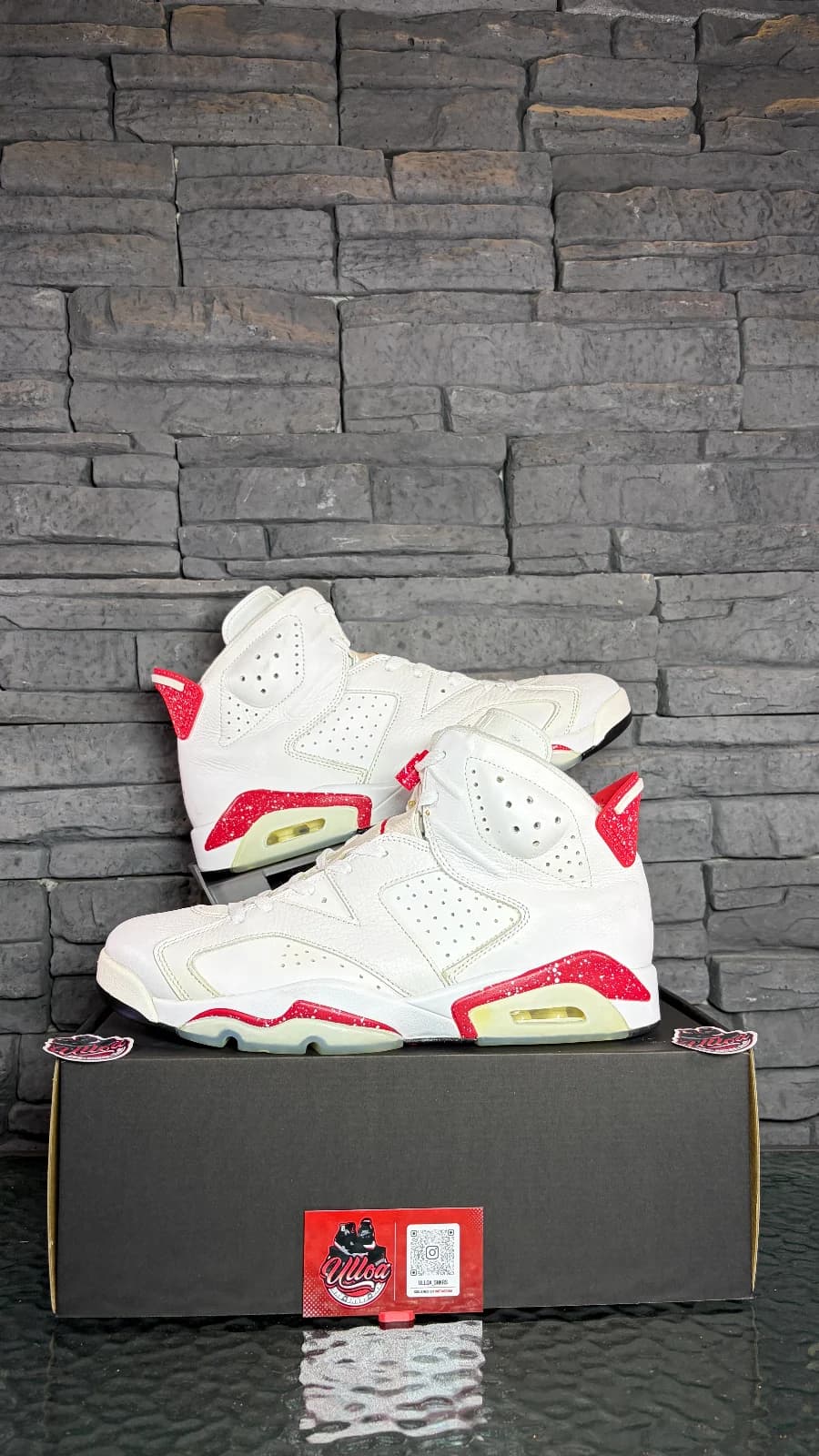 jordan retro 6 “red oreo”