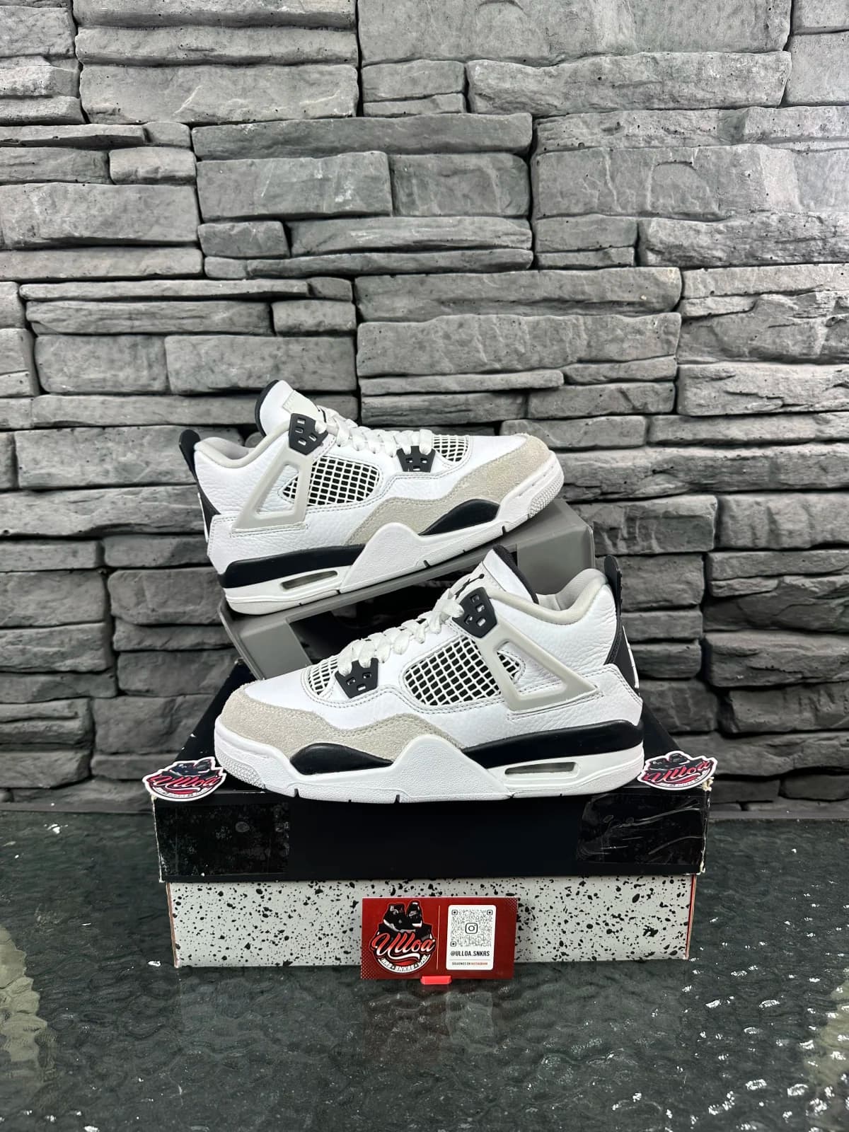jordan retro 4 “military black”