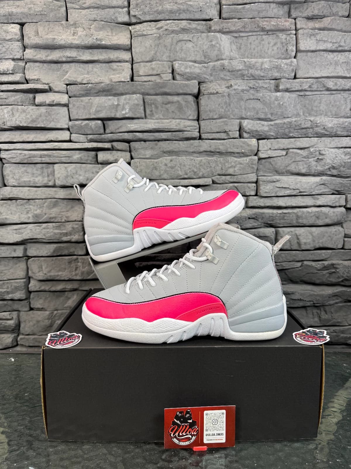 jordan retro 12 “wolf grey racer pink”