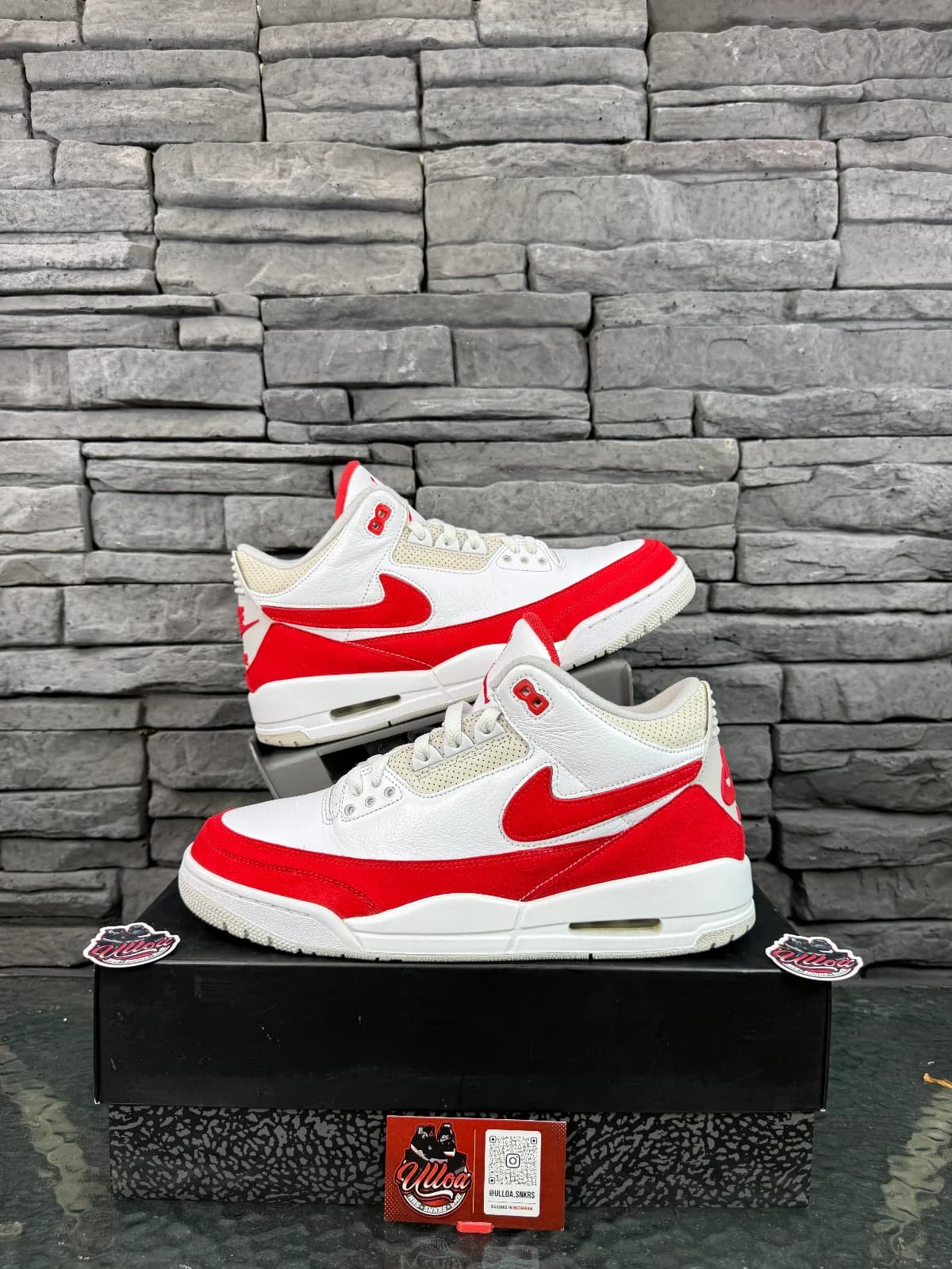 jordan retro 3 x tinker hartifield “varsity red”