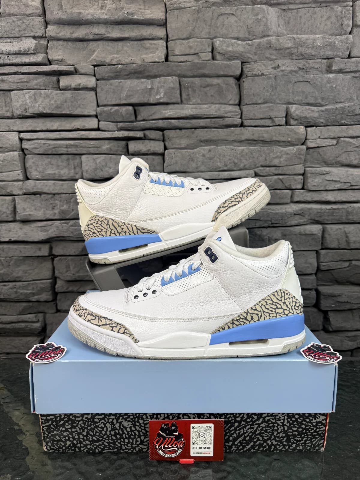jordan retro 3 “unc”