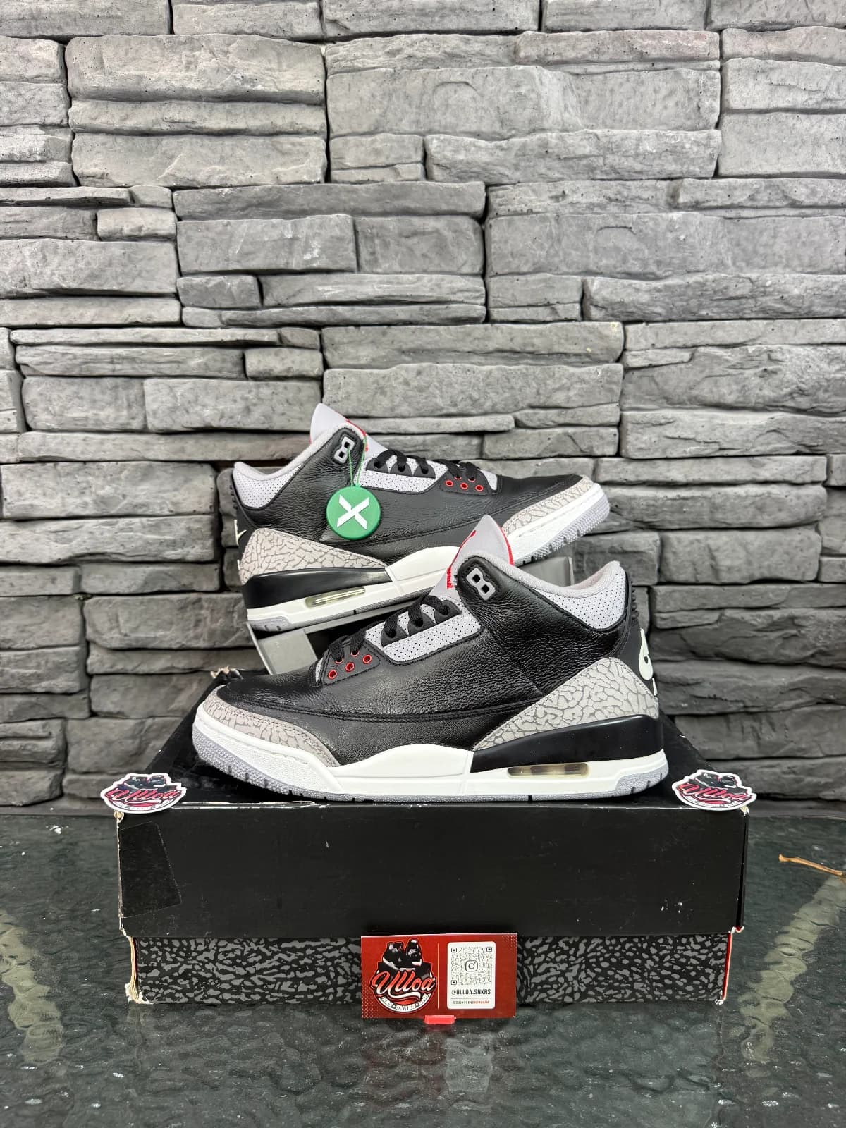 jordan retro 3 “black cement”