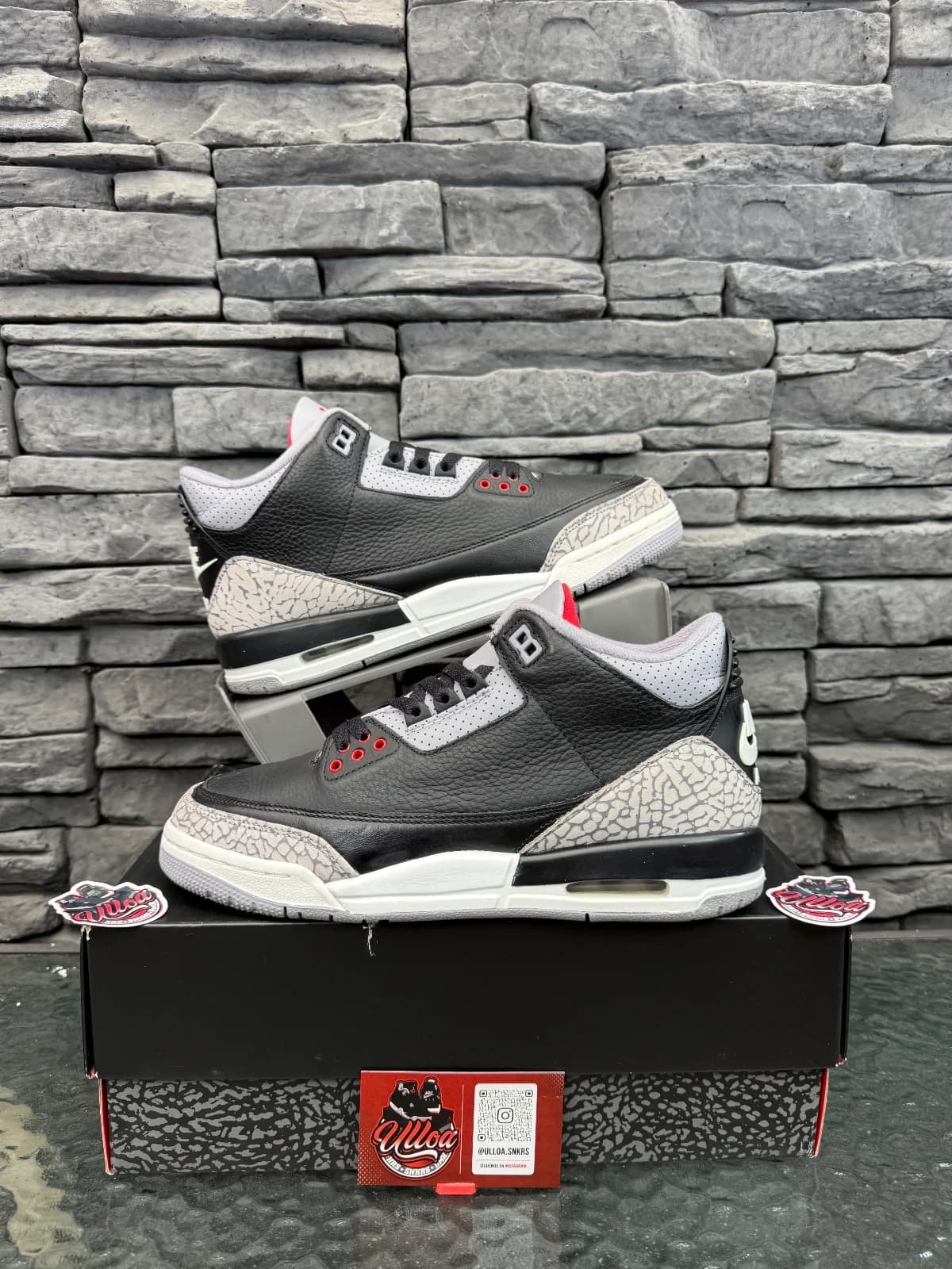 jordan retro 3 “black cement”