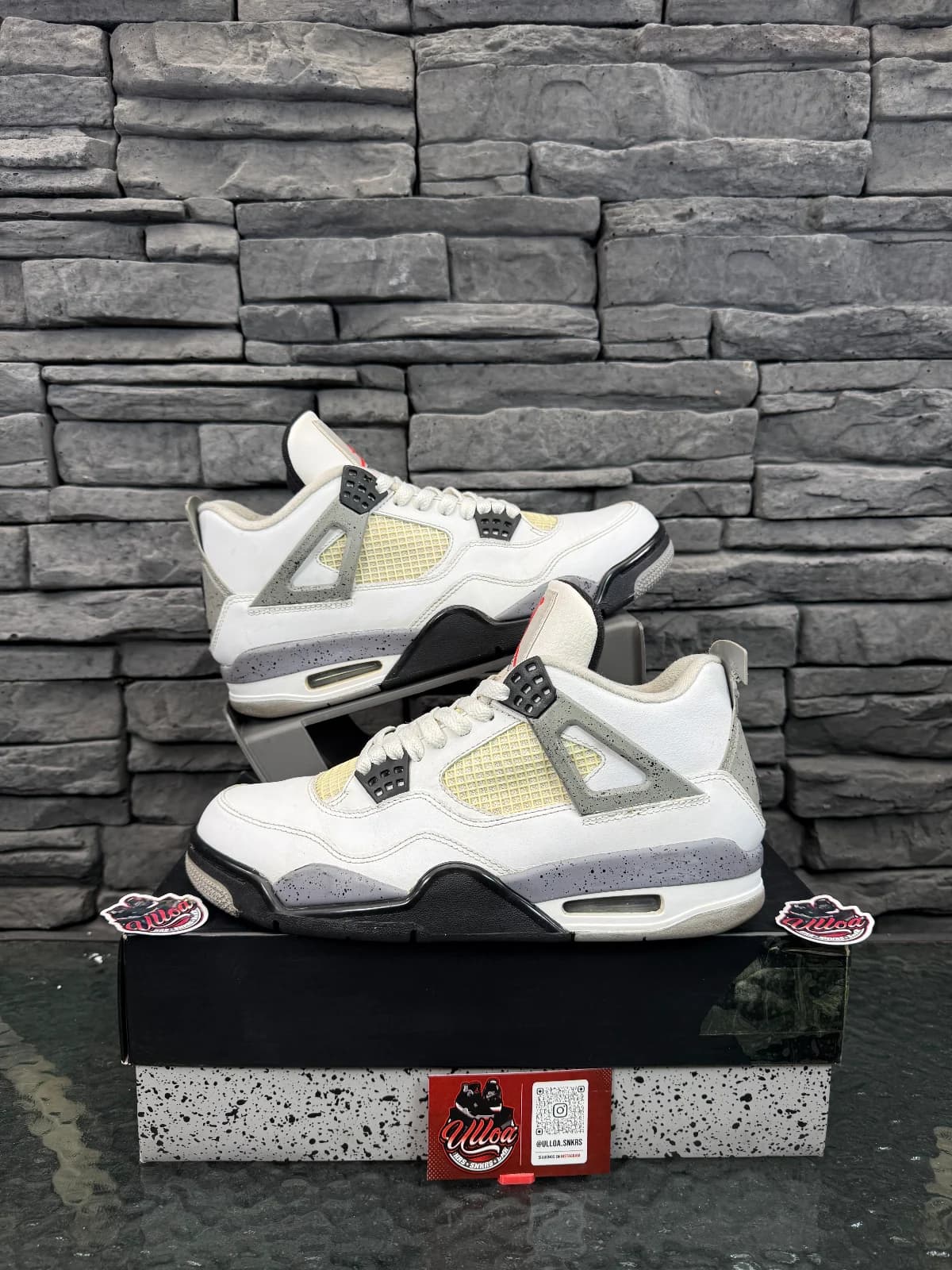 jordan retro 4 “white cement”